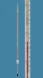 Термометр Amarell на шлифе NS 14,5/23, -10...+150/1°C, глубина погружения 67 мм