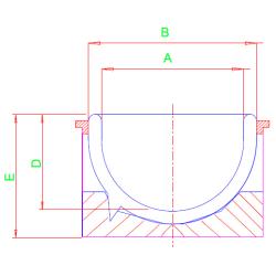 Сосуд Дьюара низкий KGW-Isotherm схема
