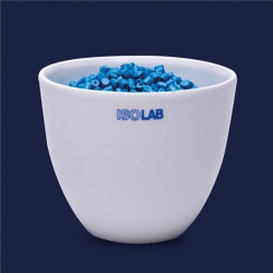 Тигель ISOLAB, средняя форма, Ø 50 х 40 мм, фарфор