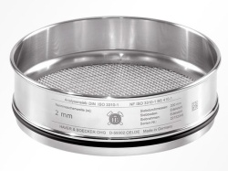Сито лабораторное Haver & Boecker с тканым полотном из нерж. стали, диаметр 200 мм, высота 50 мм, размер ячейки 850 мкм