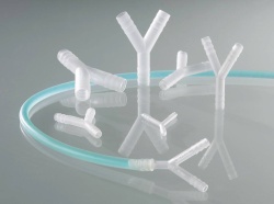 Соединитель Burkle Y-образный для шлангов 5-7 мм, PVDF, 10 шт/упак
